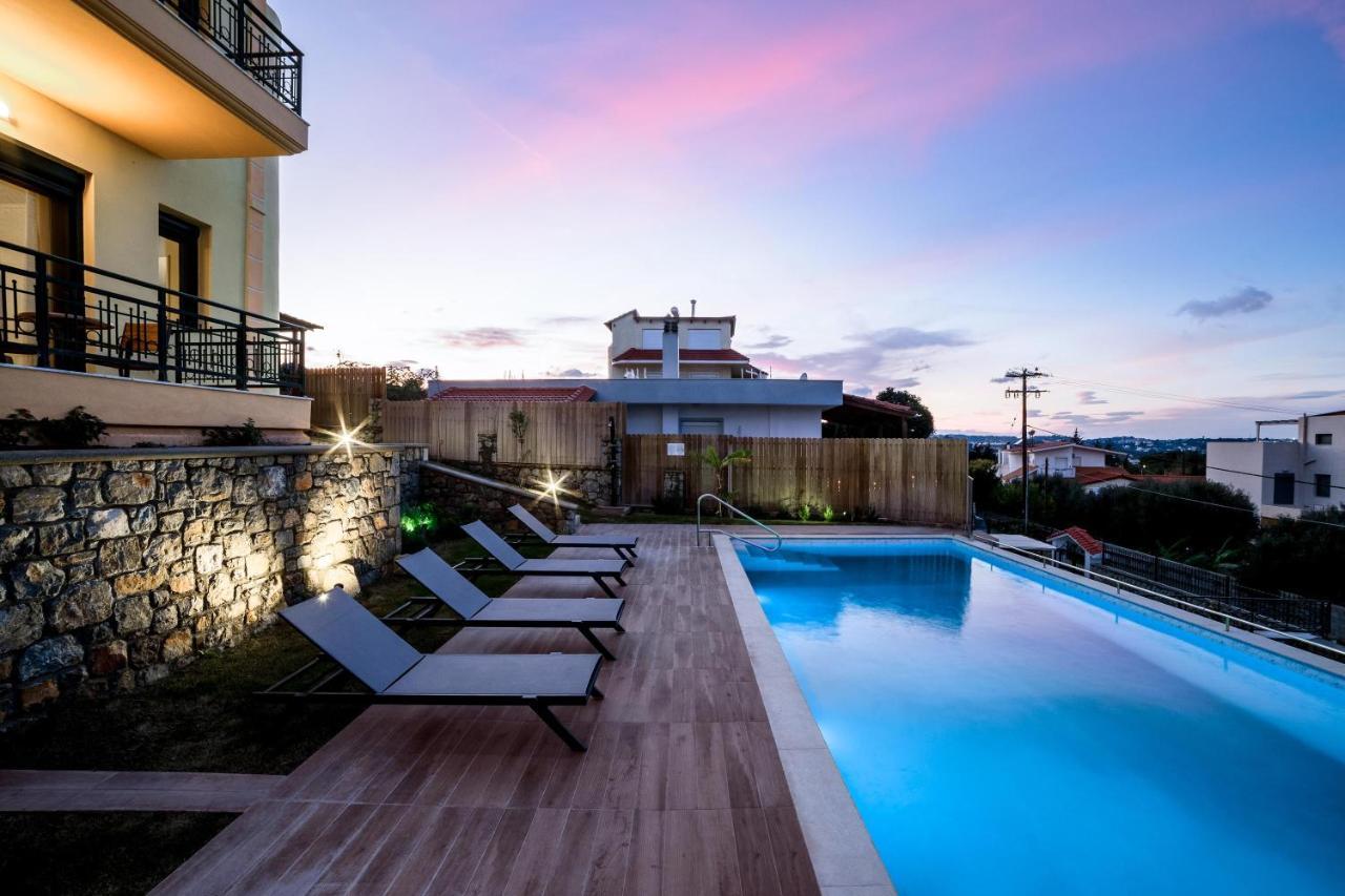 Siena Pool Villa Koskinou  Eksteriør billede