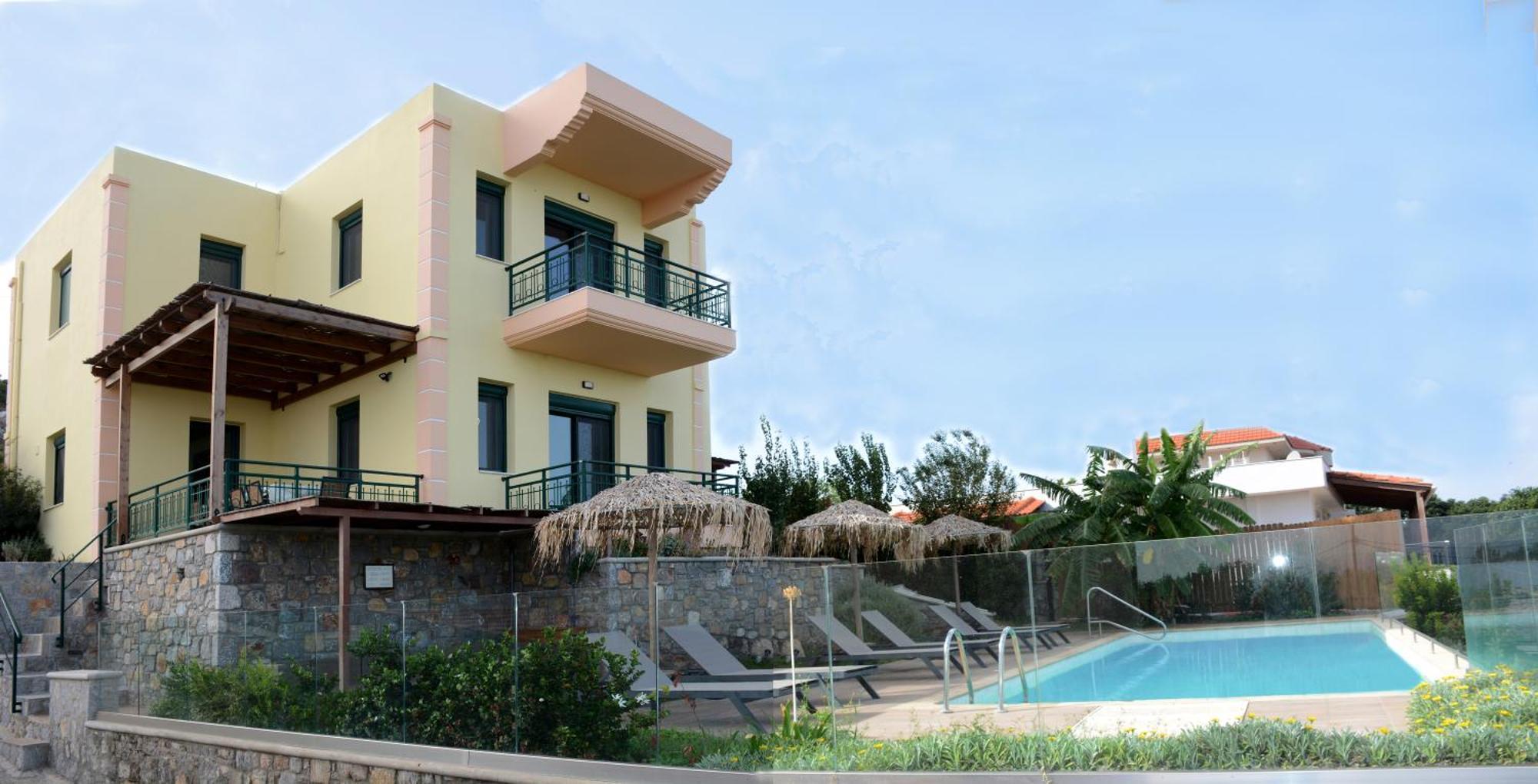 Siena Pool Villa Koskinou  Eksteriør billede